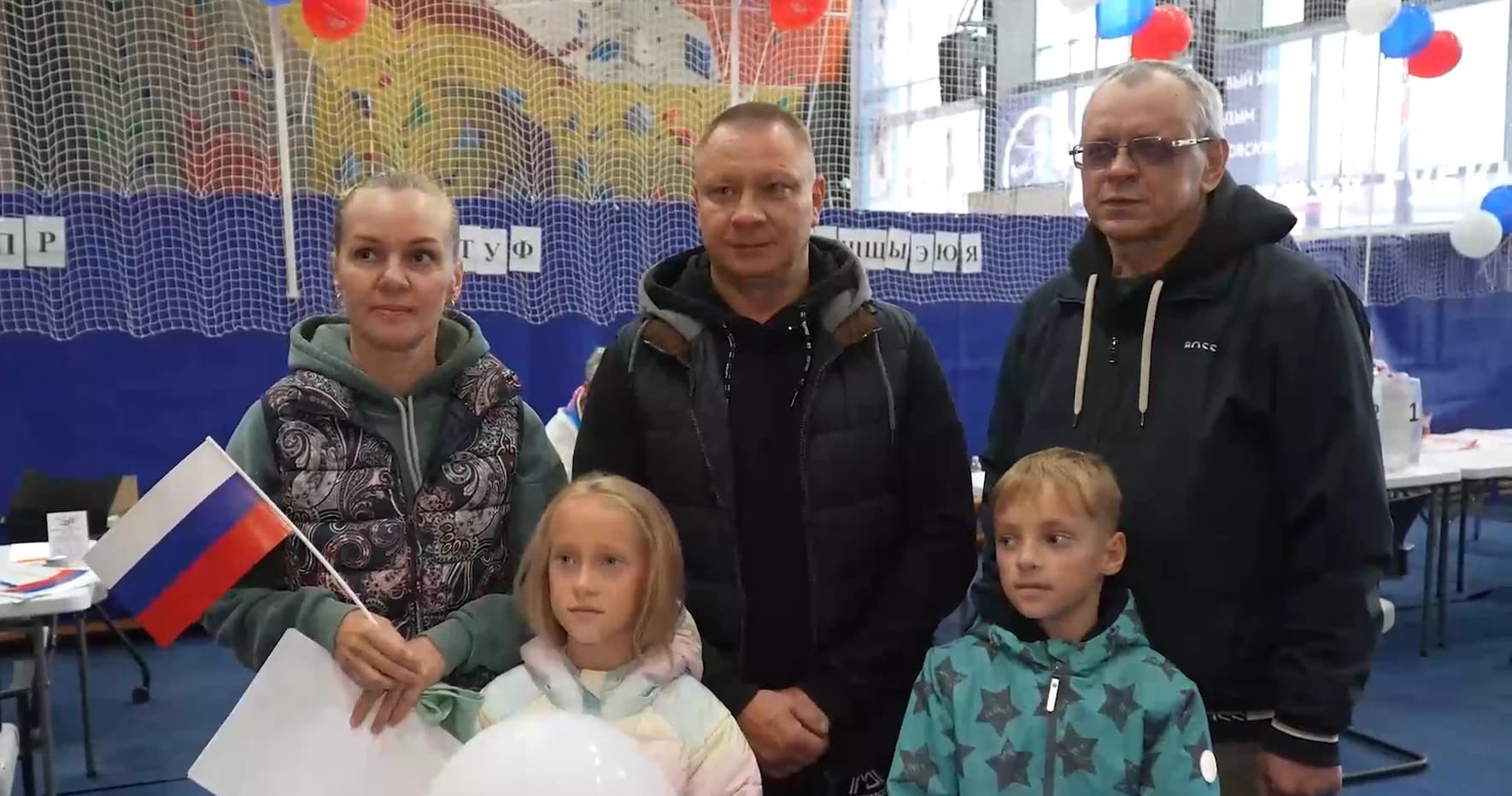 Семья Слободчиковых на выборах