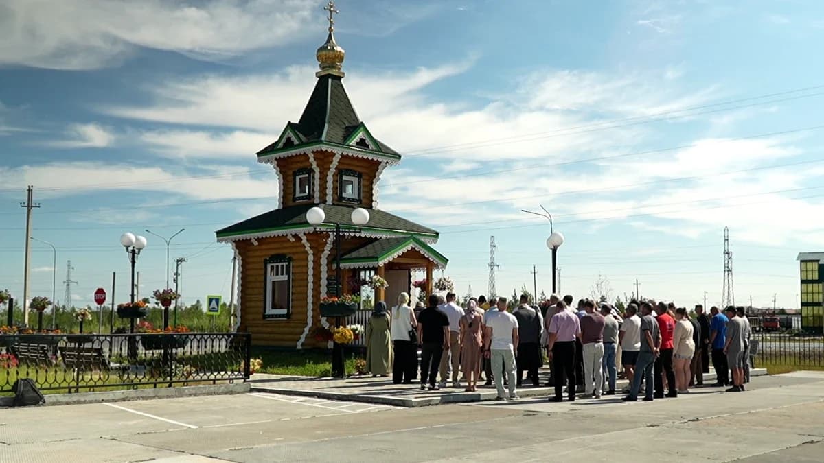 Предприниматель Федор Георгица построил в Губкинском часовню